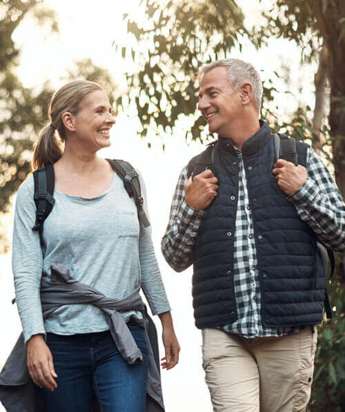 A Couple Jogging in the park